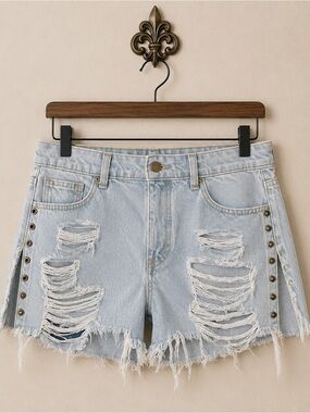 Litz denim shorts S